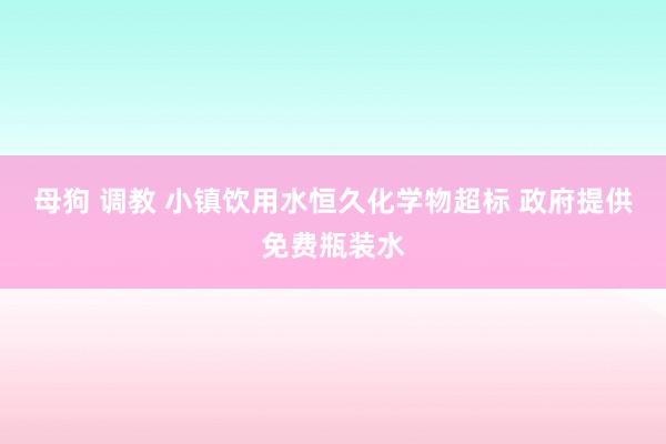 母狗 调教 小镇饮用水恒久化学物超标 政府提供免费瓶装水